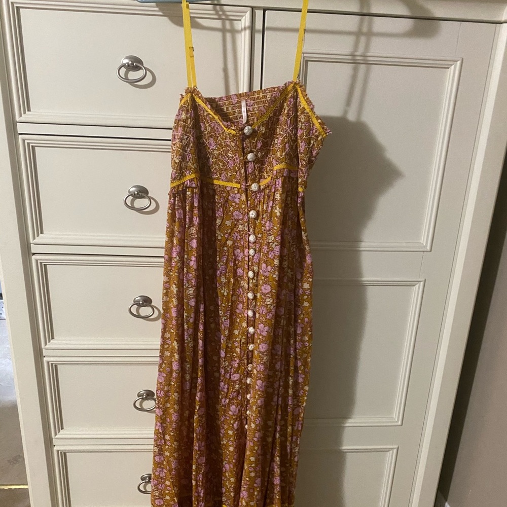 NWOT FREE PEOPLE MAXI DRESS SZ L